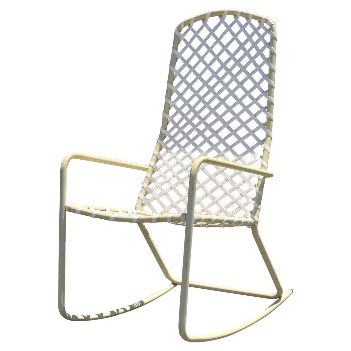 Brown Jordan "Tamiami" Woven Rocking Chair