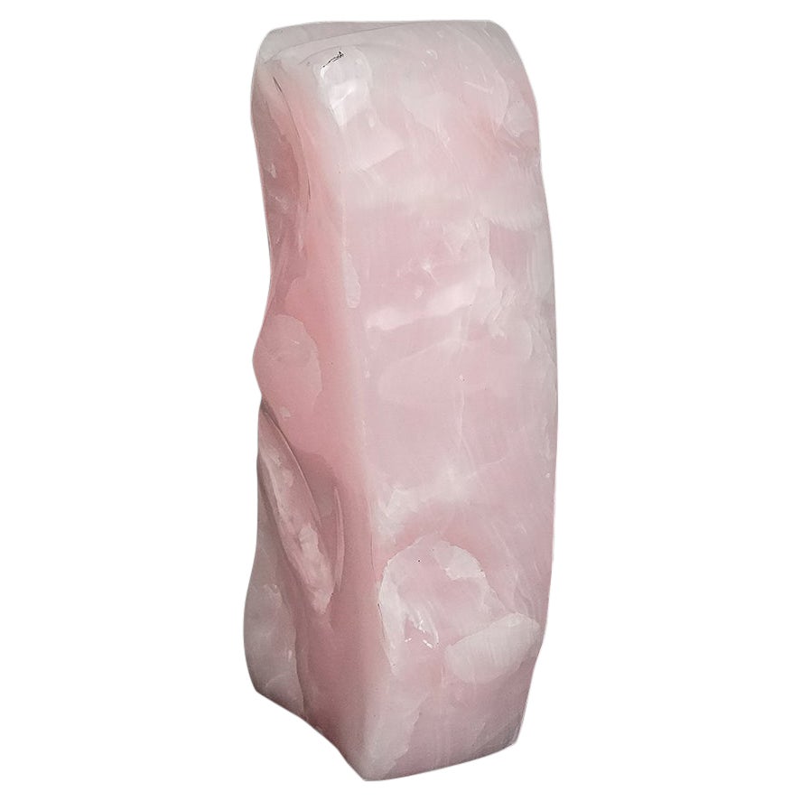 Polished Pink Mangano Calcite from Pakistan (18 lbs) For Sale