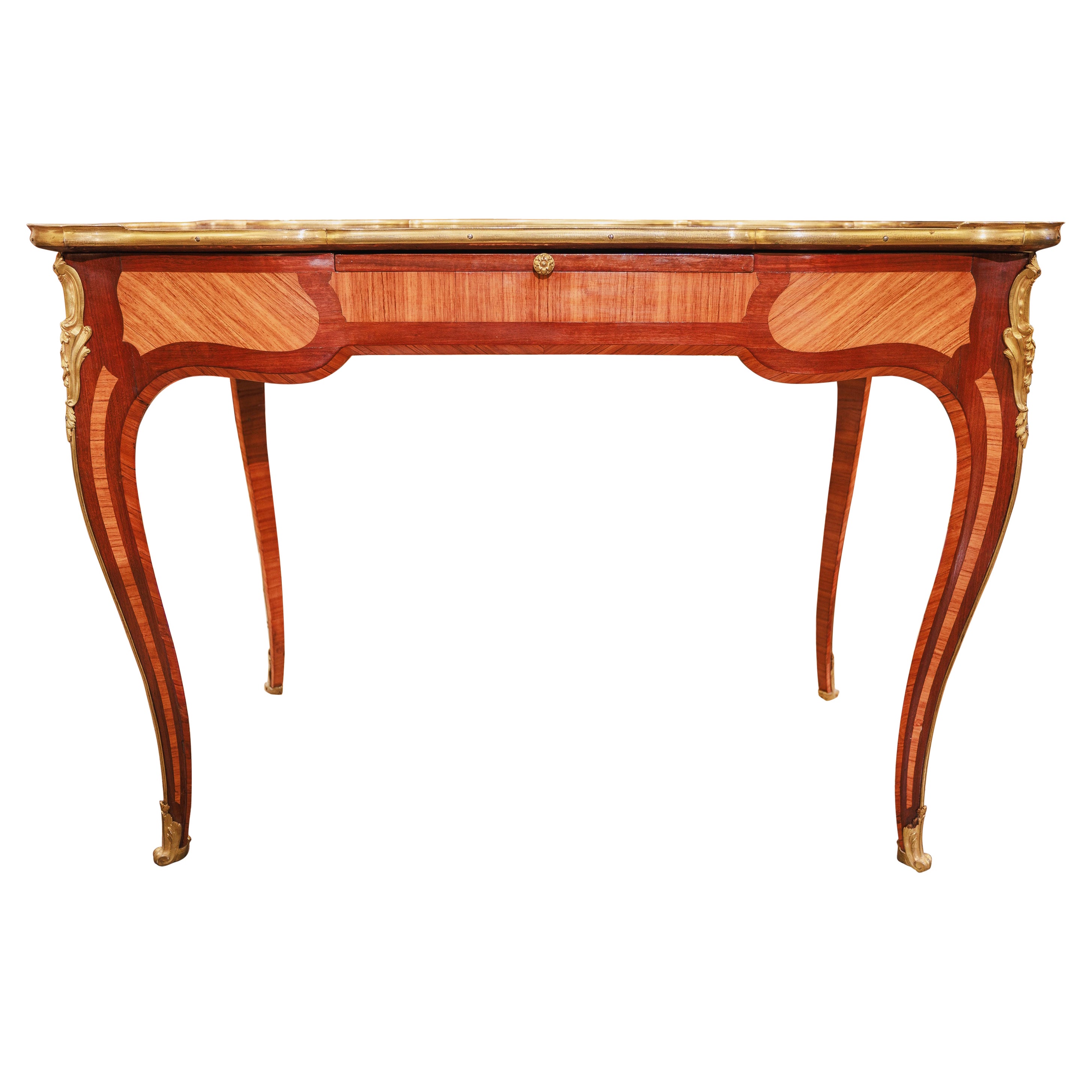 A fine 19th c  French Louis XV writing desk signed A . Beurdeley For Sale