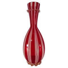 Vintage vase in Murano glass by Dino Martens to Aureliano Toso circa 1950