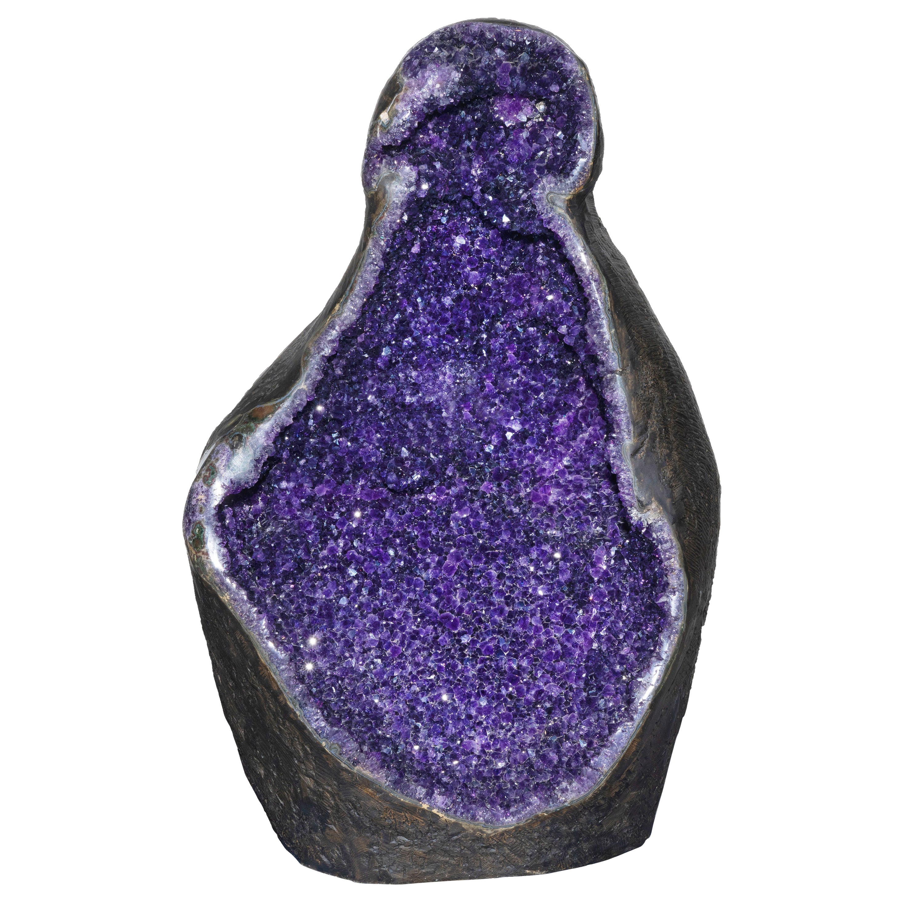 Uruguayan Amethyst Geode With Stalactite