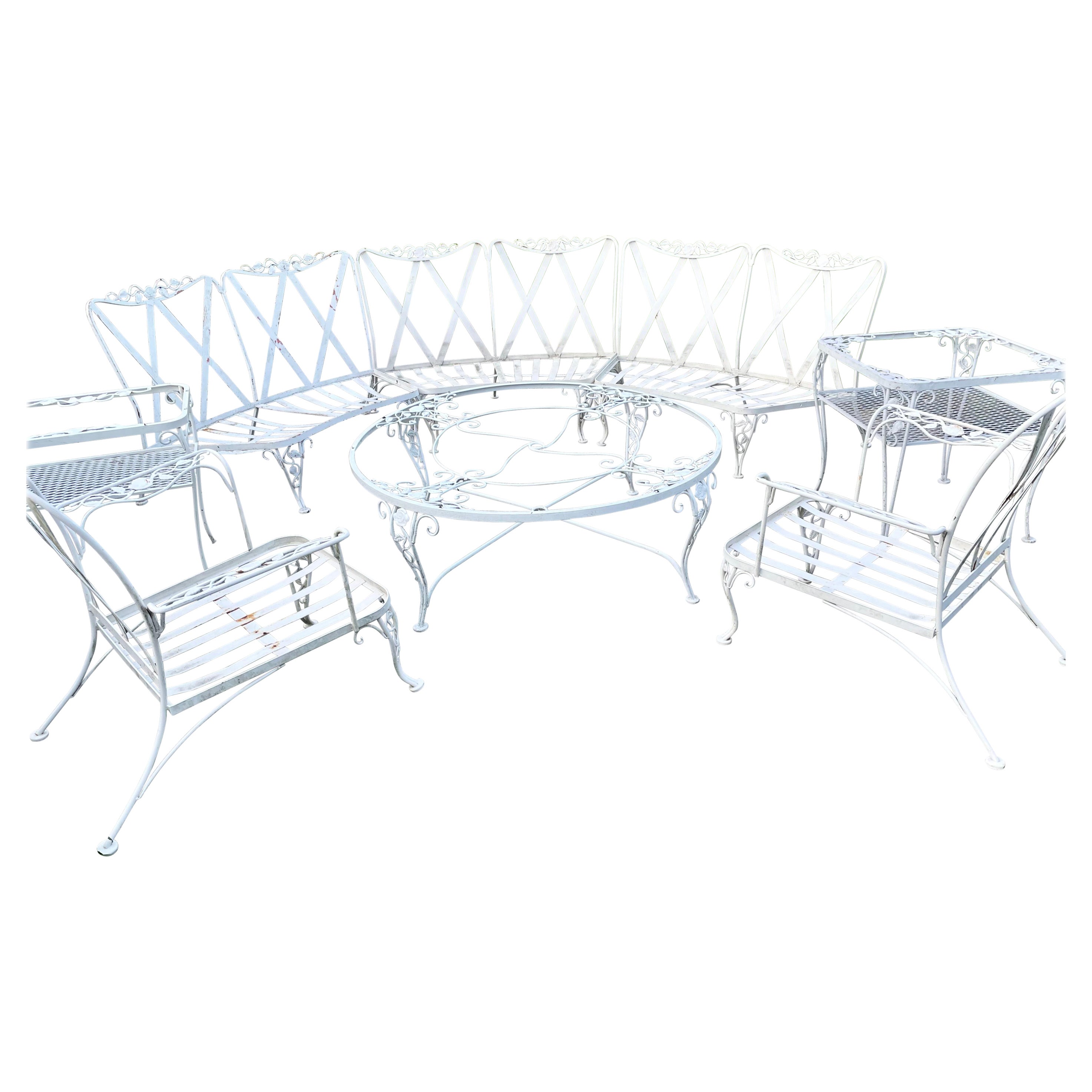 Wrought Iron Outdoor Patio Furniture By Woodard