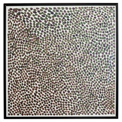 David Roth Original Acrylic Painting on Masonite "Motif in Dots"
