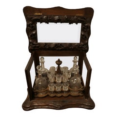 Antique Black Forest “Cave de Liqueur”   This is a wonderful piece of Craftsmanship