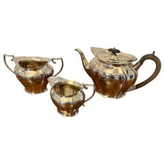 Antique Edwardian Quality Silver Plated Tea Set