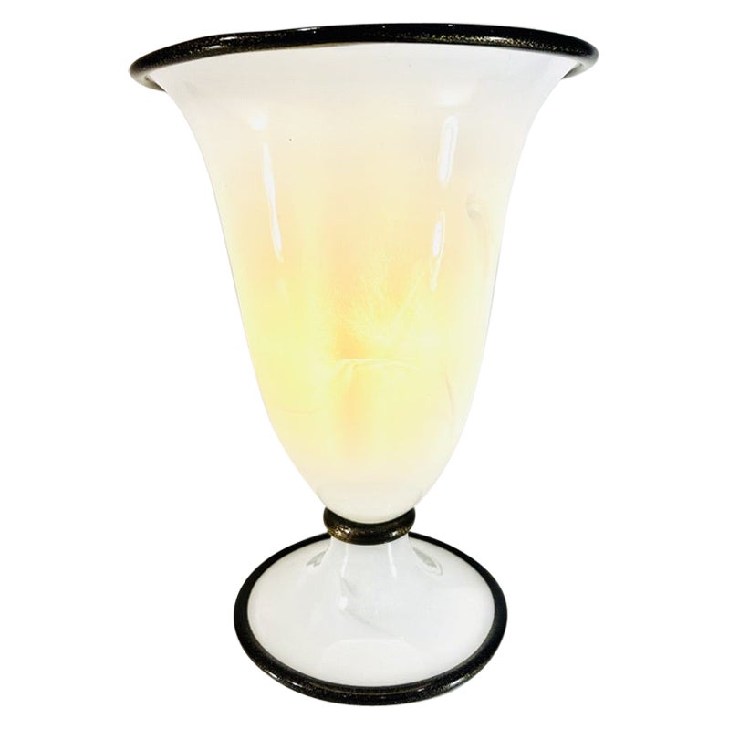 Table lamp attributed to Ercole Barovier circa 1940 "Primavera" Murano glass For Sale