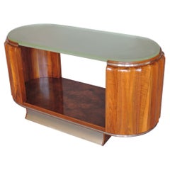 Table basse à deux niveaux Art déco français par Haentges