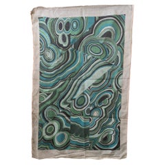 Magnifiques couvertures de tapis vintage à motifs à l'aiguille, propriété de Lou Gartner