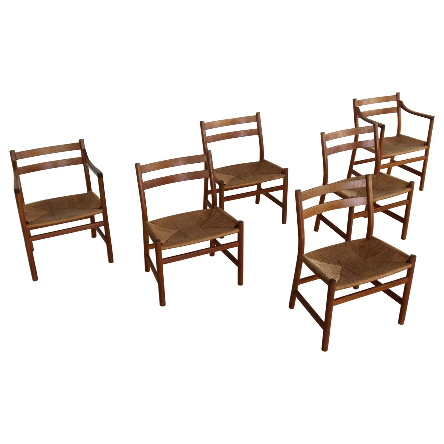  Chaises de salle à manger vintage  chaises  Hans Wegner  Danois