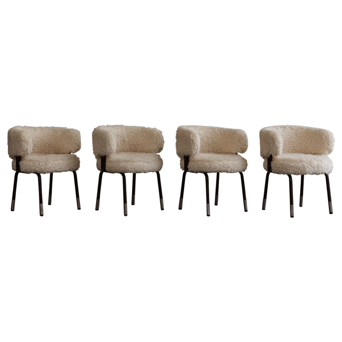 Gianni Moscatelli Dining Chairs for Formanova, 1968, Set of 4 For Sale
