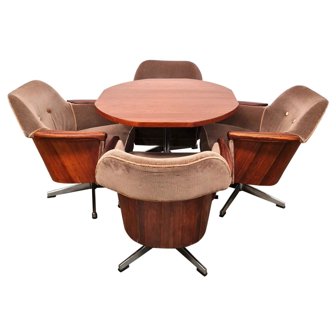 Mid-Century 70's Dining Suite For Sale