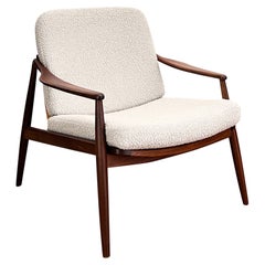 Mid-Century Teak Lounge or Easy Chair by Hartmut Lohmeyer, German Design, 1950s