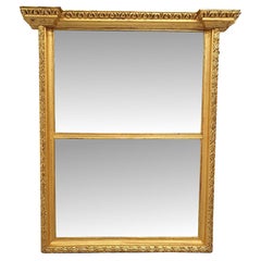 A Very Fine and Unusual 19th Century Compartmental Overmantle Mirror