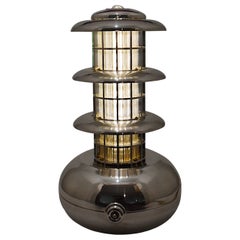 Polished Aluminum Pagoda Lamp - Model 2 by Daughter Mfg
