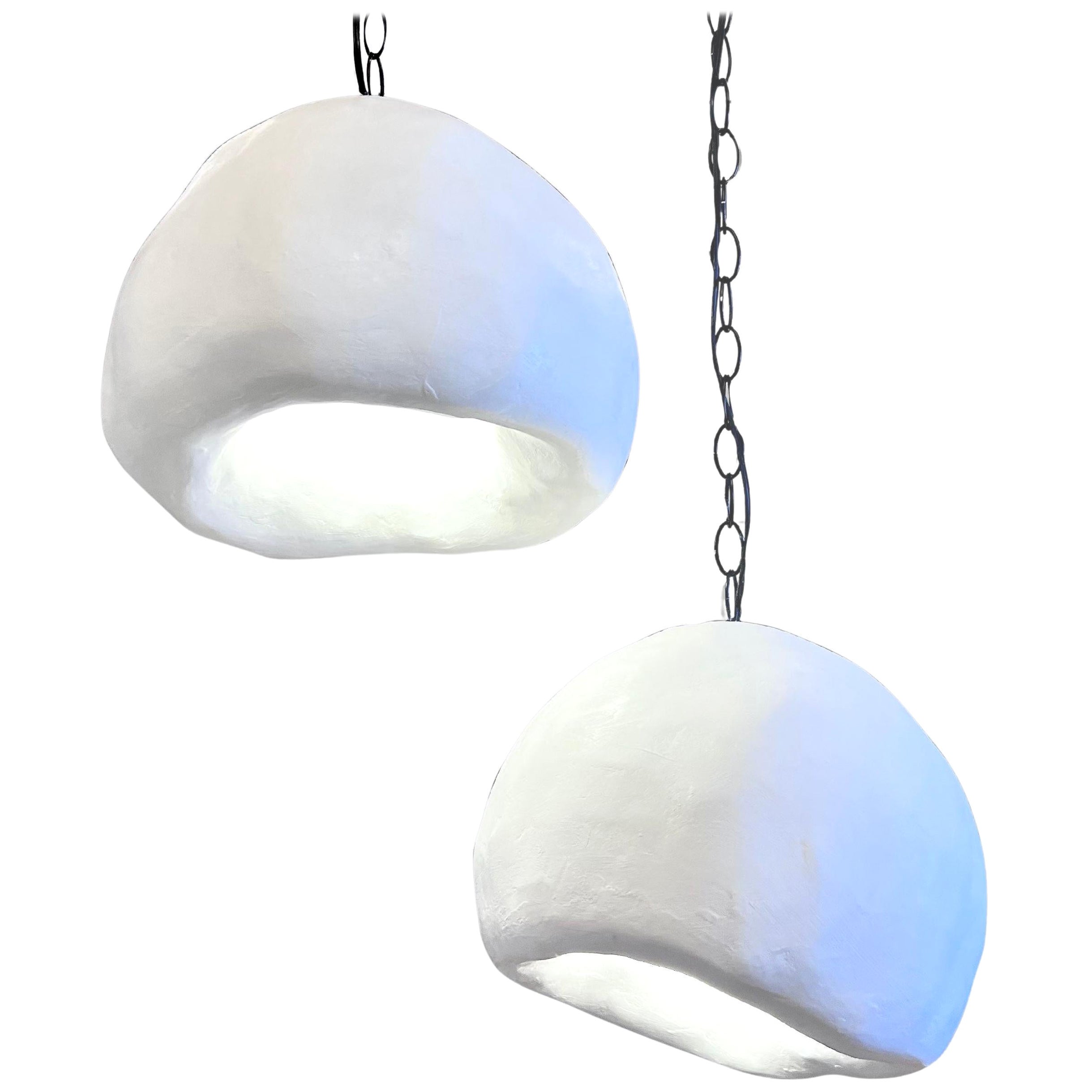 Biomorphic Pendant by Studio Chora, Organic Hanging Light Fixture, Made-to-order For Sale