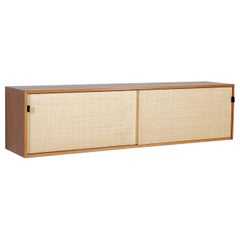 Schwebendes Sideboard Seagras Florence Knoll International, Mitte des Jahrhunderts, Modell 123