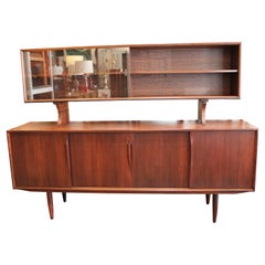 Vintage Rosewood Buffet Sideboard by Axel Christensen for ACO Møbler, Denmark 1960s