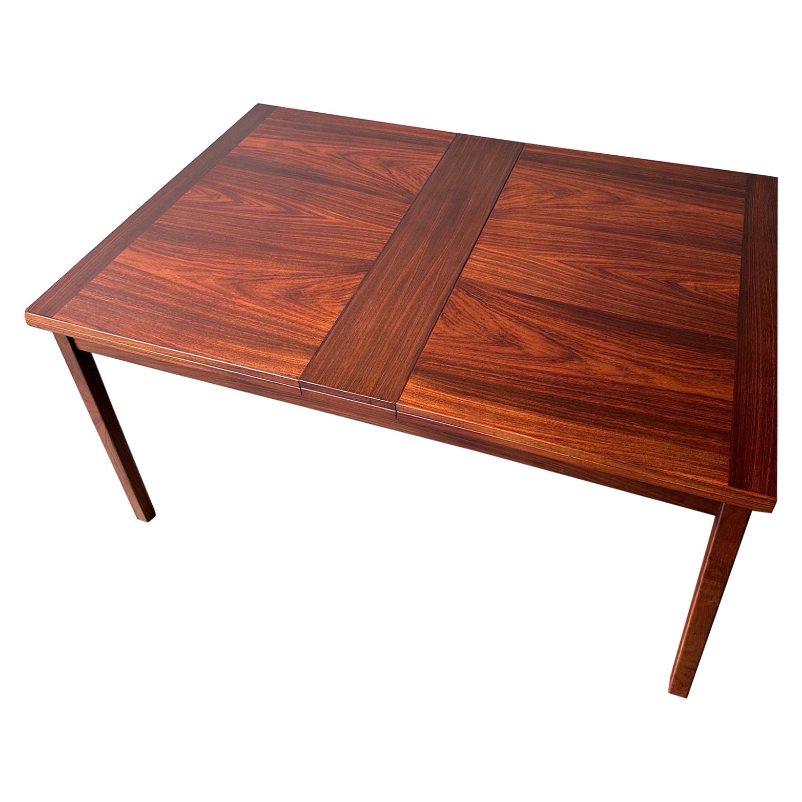 Rosewood mcm flip top dining table by Skaraborgs Sweden 