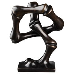Augustin CARDENAS (1927-2001) : „Der Baum“, patinierte Original-Bronzeskulptur 