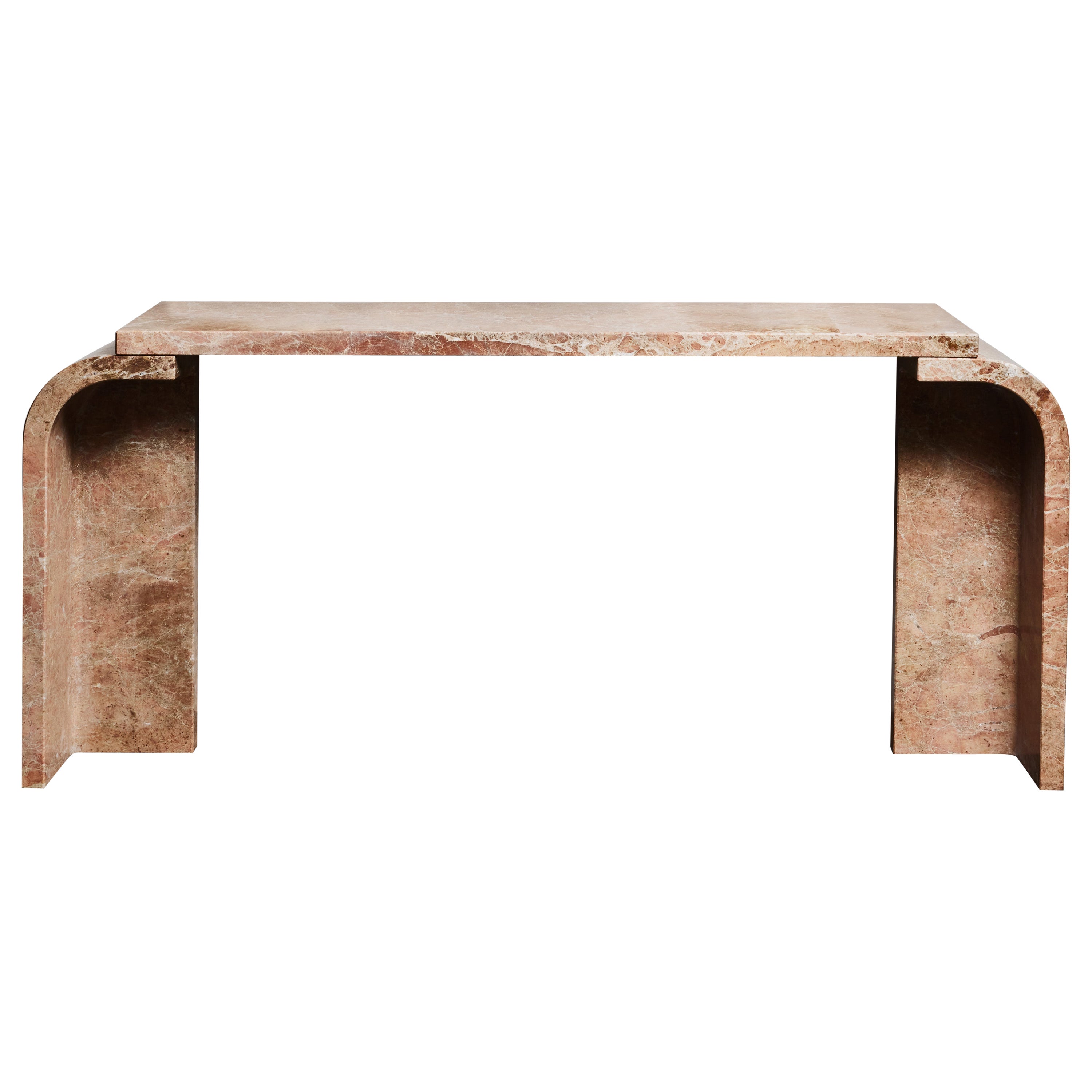 Marble console by Studio Glustin For Sale