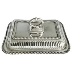 A Silver Plated Entree Dish  by Brook and Son     