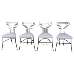 Retro Four Mid Century Patio Chairs