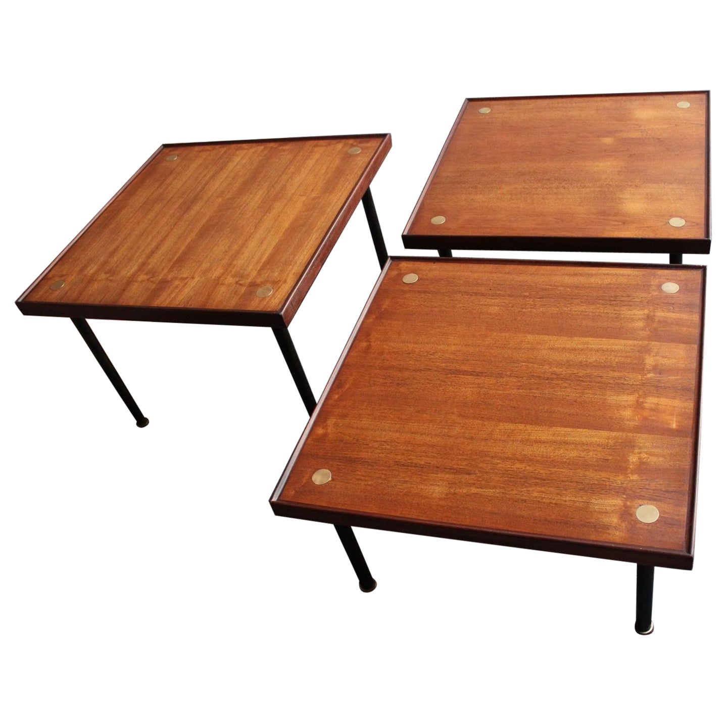 Set of Three Rosewood "Konvival" Tables/Settee by Fabrizio Bruno for Klan Italy For Sale