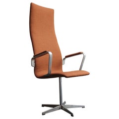 Vintage "Oxford" Swivel Desk/Arm Chair by Arne Jacobsen for Fritz Hansen