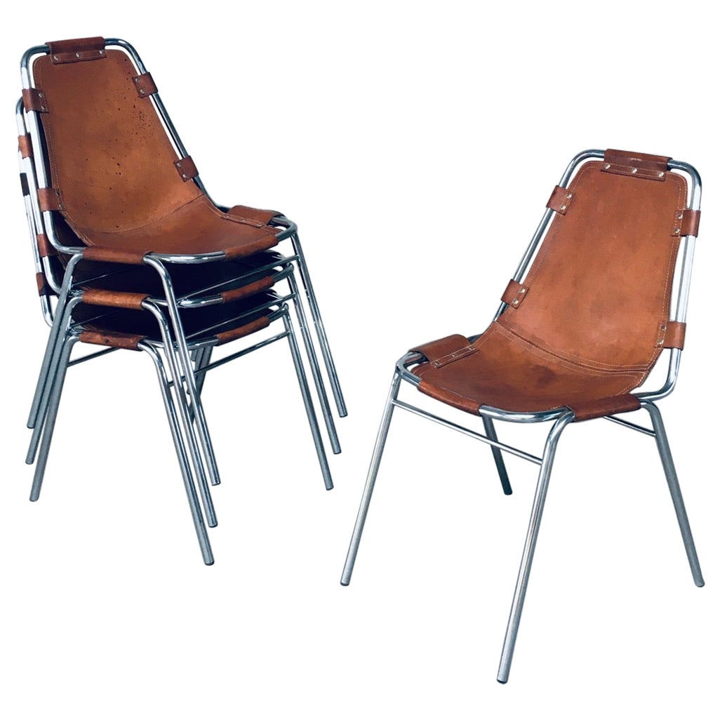 Chaises de salle à manger « Les Arcs » de Dal Vera sélectionnées par Charlotte Perriand, Italie, années 1960