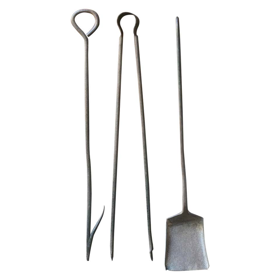 French Firefighting Tools Rustic French Neoclassical Fireplace Tools, 18th-19th Century For Sale ...