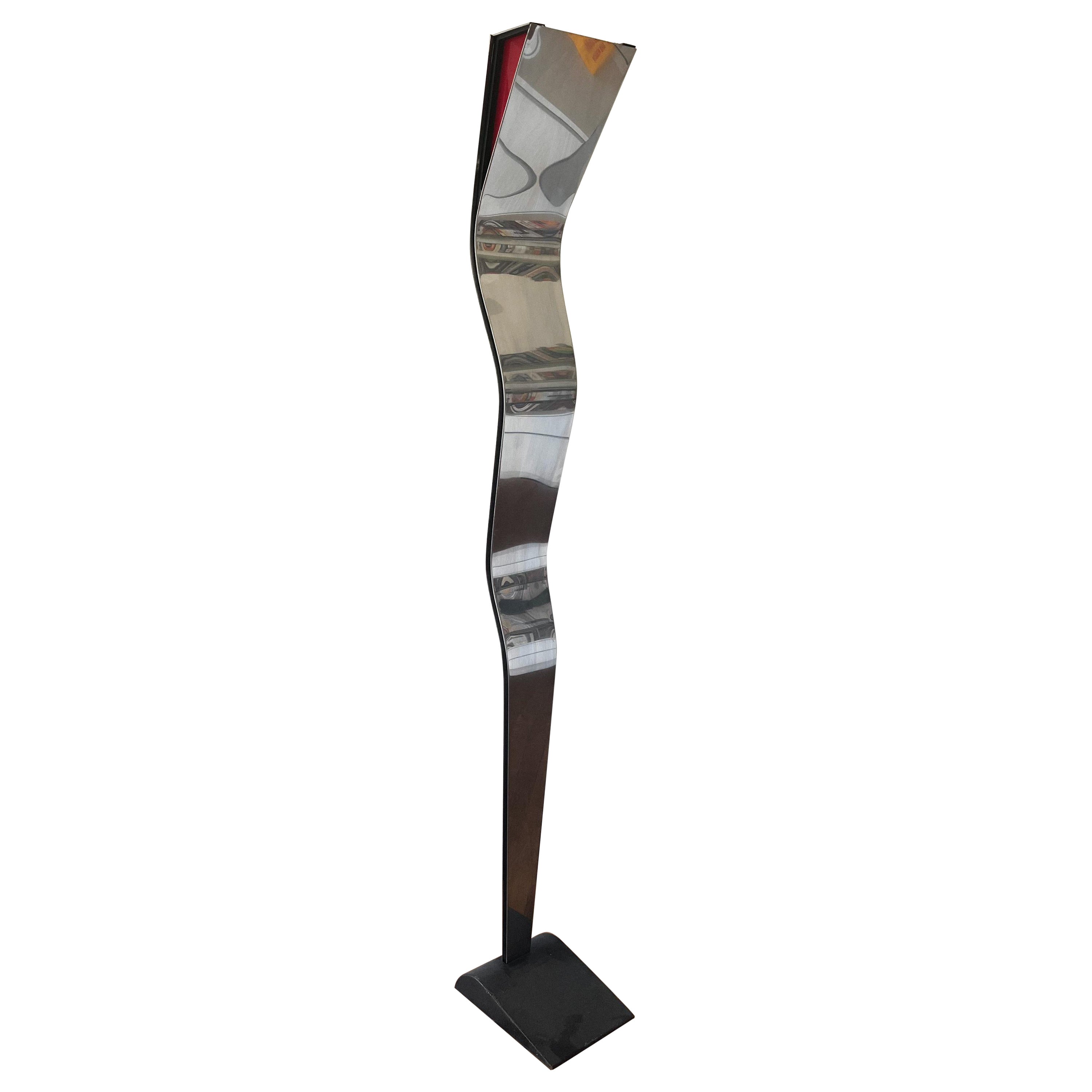 1970s Postmodern Sculptural Floor Lamp in the Style of Fontana Arte For Sale