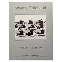 Vintage 1985 Wayne Thiebaud "Pies" Limited Edition Exhibition Print