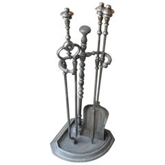 Antique 18th - 19th C. English Georgian Fire Irons