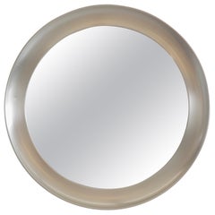 Miroir rond conçu par Sergio Mazza. Italie, Artemide, années 1970.