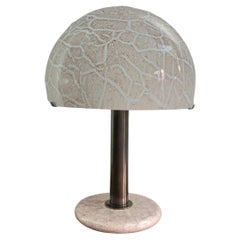 Table Lamp Murano Glass Brass Ludovico Diaz de Santillana Venini Midcentury 1960