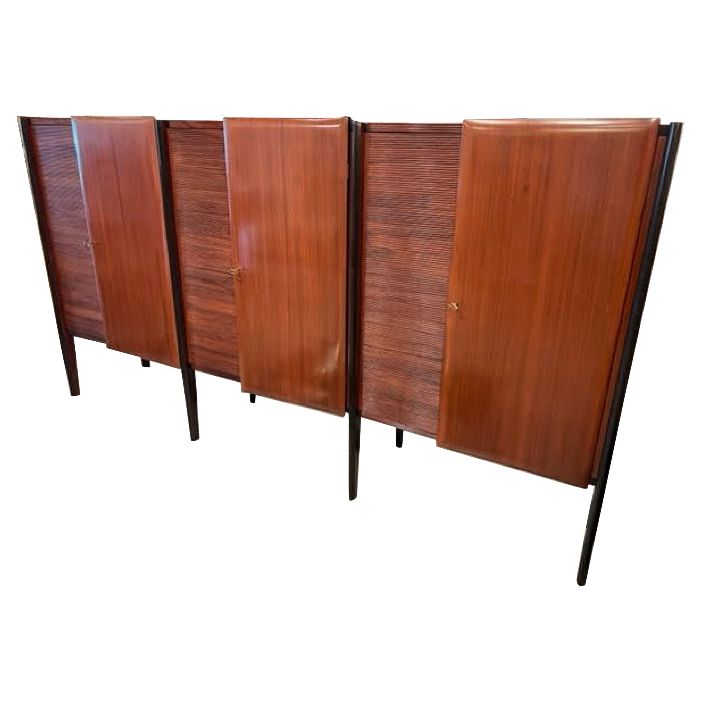 Italian Modern Mahogany Credenza