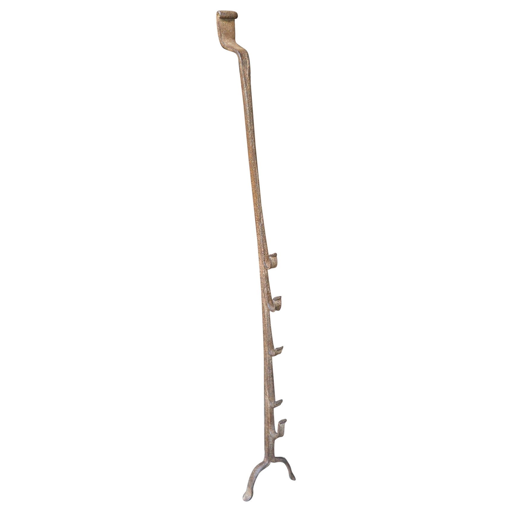 Antique Standing Spit Rack, 17th Century For Sale