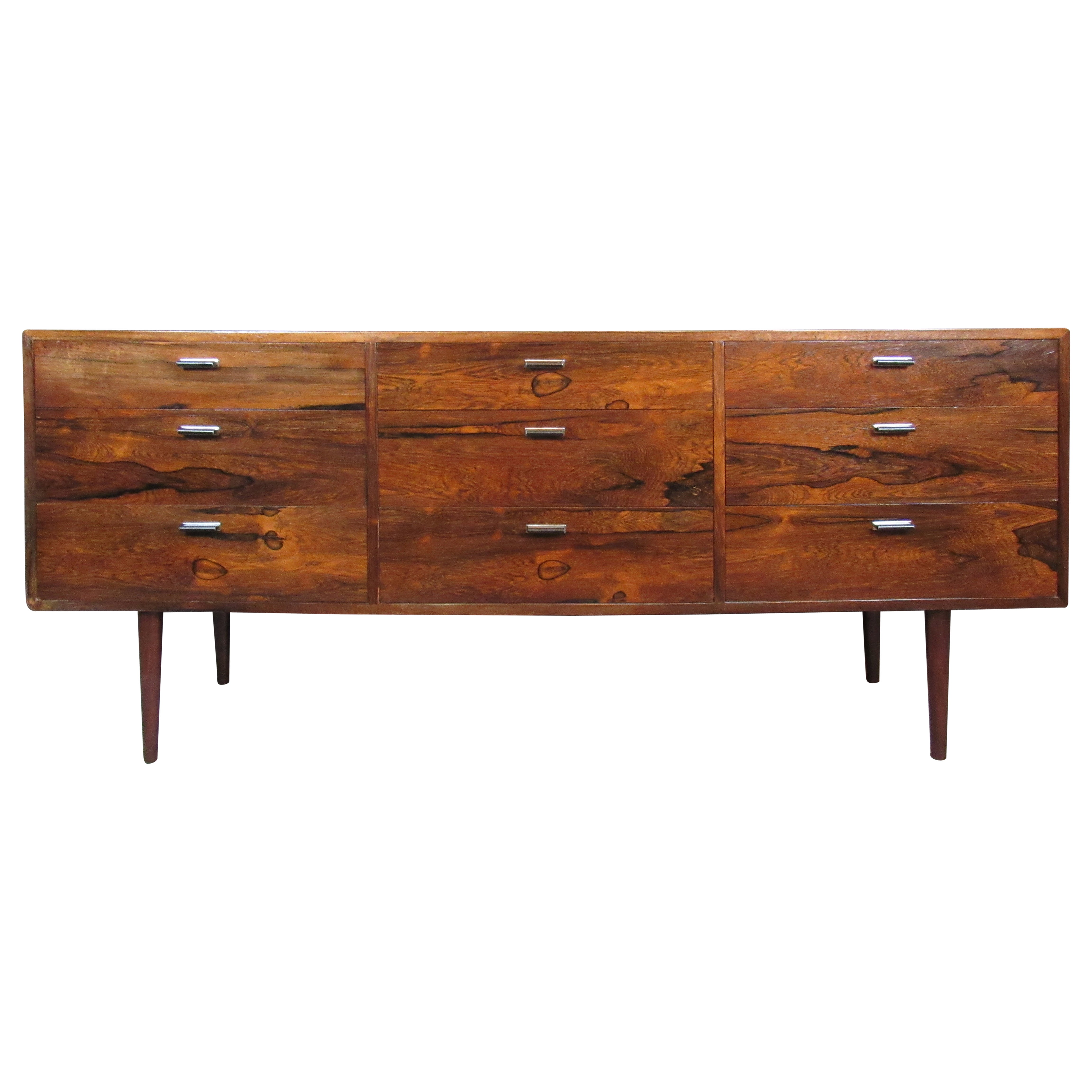 Jack Cartwright Designed Rosewood Dresser for Founders For Sale