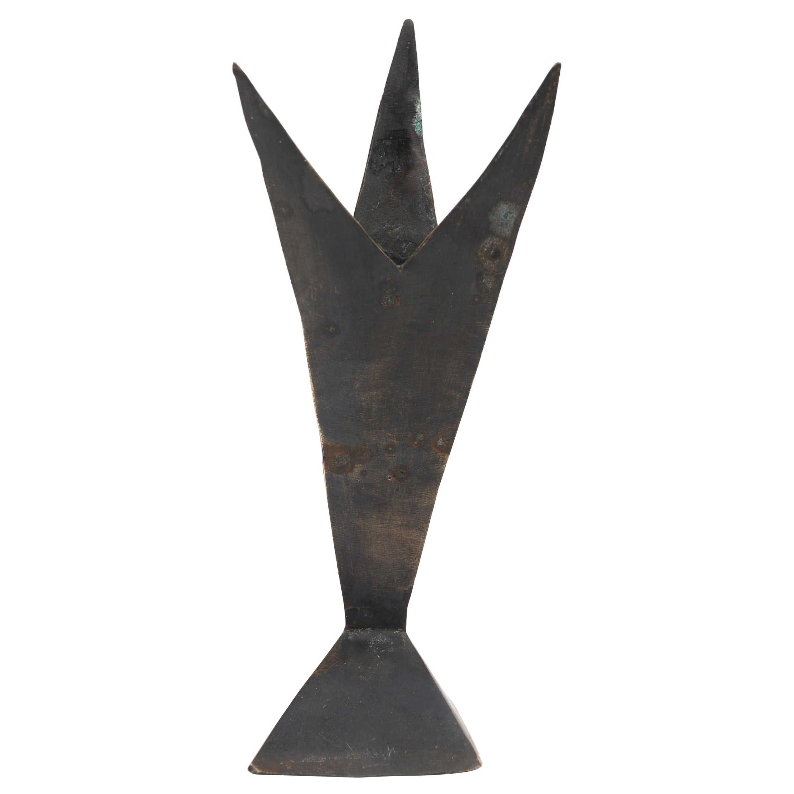 „Mallard“ Brutalistische abstrakte Skulptur aus Bronze von Newel Modern, limitierte Auflage im Angebot