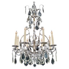 A French Louis XV Style Eight Light Cage Chandelier 