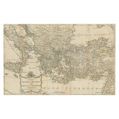 Antique Map of the Ancient Greek Colonization