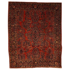 Tapis persan Sarouk vintage