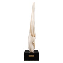 R. Milinowski "Elude" Marble Sculpture, 1977