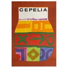 Cepelia, Vintage Polish Poster by Jan Mlodozeniec, 1965