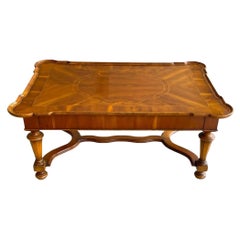 Alfonso Marina 18th C Style Spanish Colonial Inlaid Coffee Cocktail Table