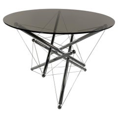 Theodore Waddell for Cassina Mid-Century Modern Chrome Tension Table