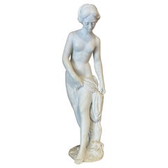 Antique 19th Century Italian Marble Statue of Venus