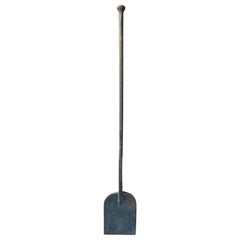 Rustic French Used Fireplace Shovel, 18th Century