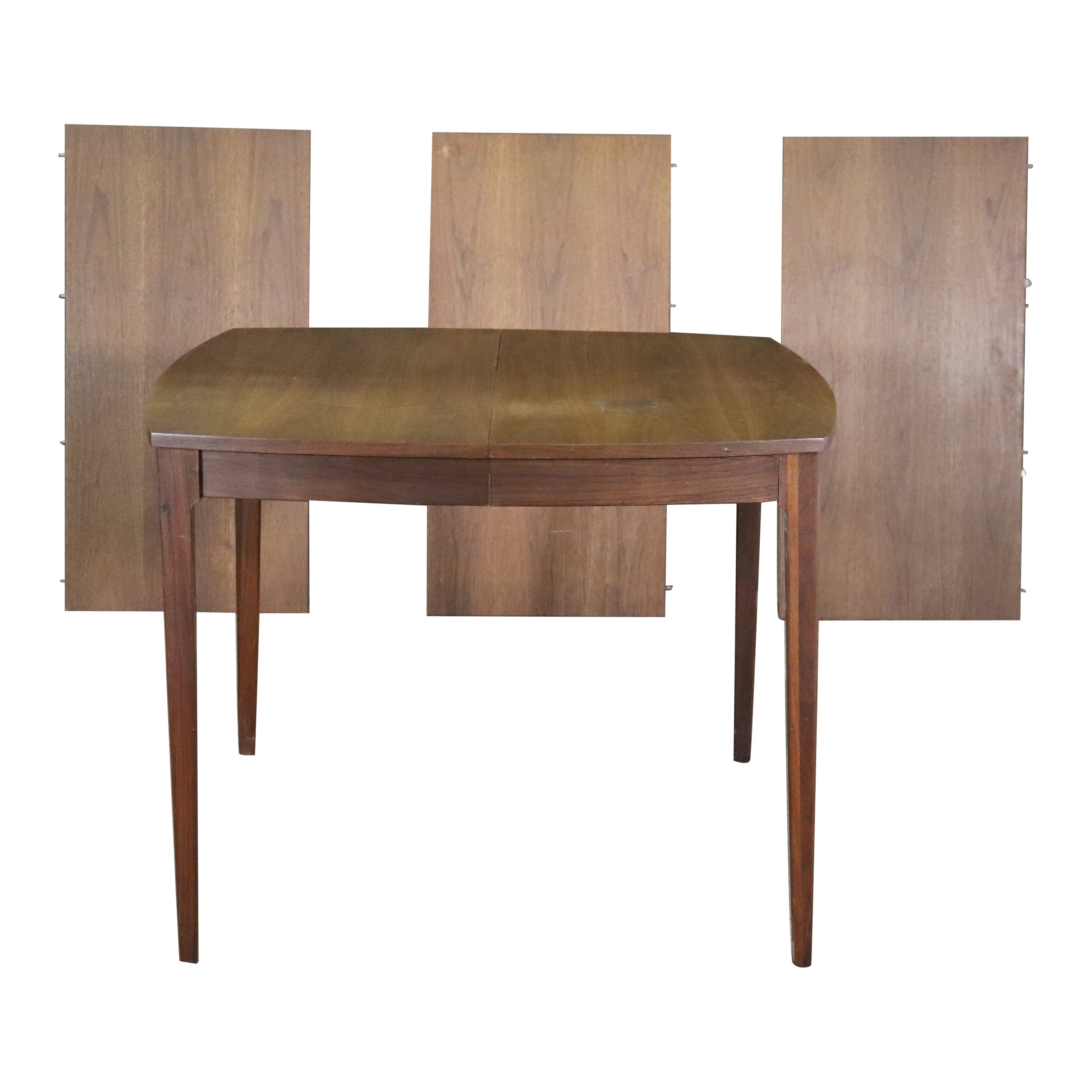 Mid-Century Dining Table with 3 leaves
