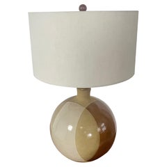 Larry Terry Brown Ceramic Table Lamp